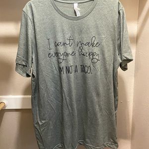 Large taco graphic tee